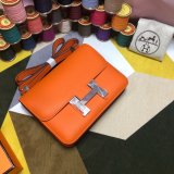 Hermes Constance Bag 23cm Epsom Leather Orange