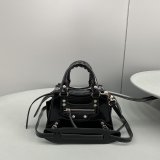 Designer balenciaga cuag Patent leather black