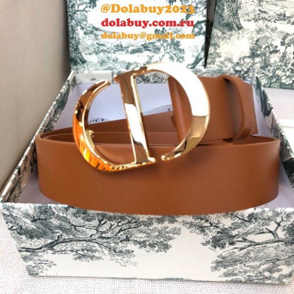 UK Top Quality Christian Dior 3.5CM Multi-color Belts