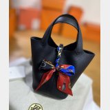 Buy Hermes Replica Handbags Picotin Black Bag