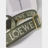 Best Loewe Anagram double-sided embroidered shoulder strap