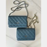 CLASSICAL Knockoff CC WOC SMALL CAVIAR LEATHER CHAIN BAG