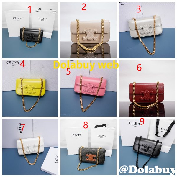 Fake Cheap Replica Celine Triomphe Handbags 21CM