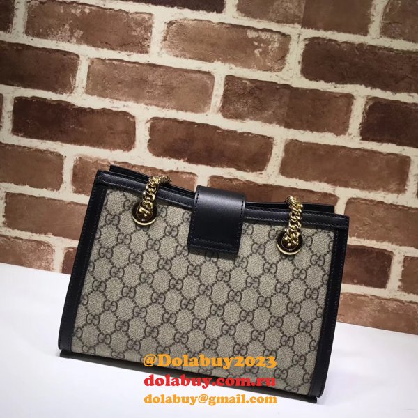 UK Gucci Replica GG Supreme Padlock Small Shoulder 498156 Bag