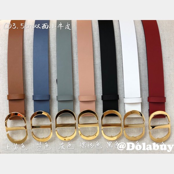 UK Top Quality Christian Dior 3.5CM Multi-color Belts