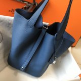 Designer Hermes Picotin Bags 18/22CM Silver Replica Best Online