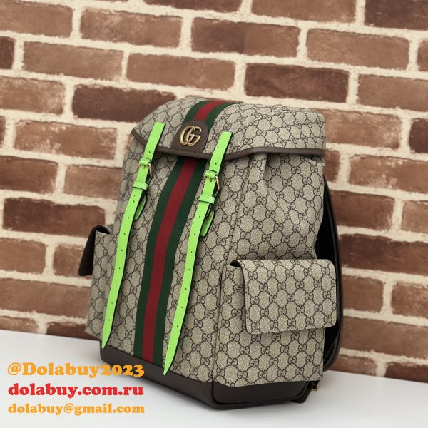 Gucci GG Supreme Ophidia Inspired Backpack 7 Star 598140 Straps