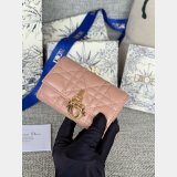 Wholesale Dior Lady Lamb Skin Wallet Inspired