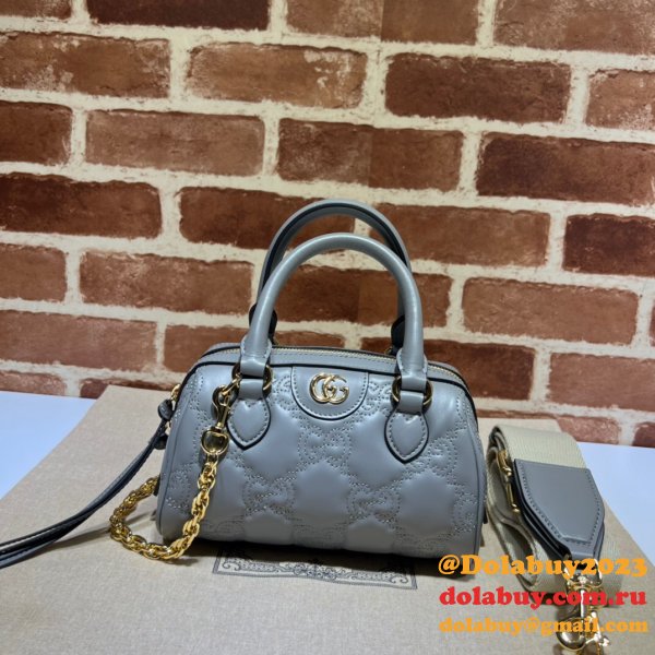 Gucci Best Perfect GG matelassé leather top handle 702251 Replica bag