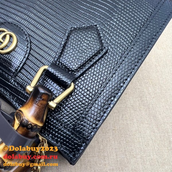 AAA Quality Replica Gucci Diana lizard 675800 bag