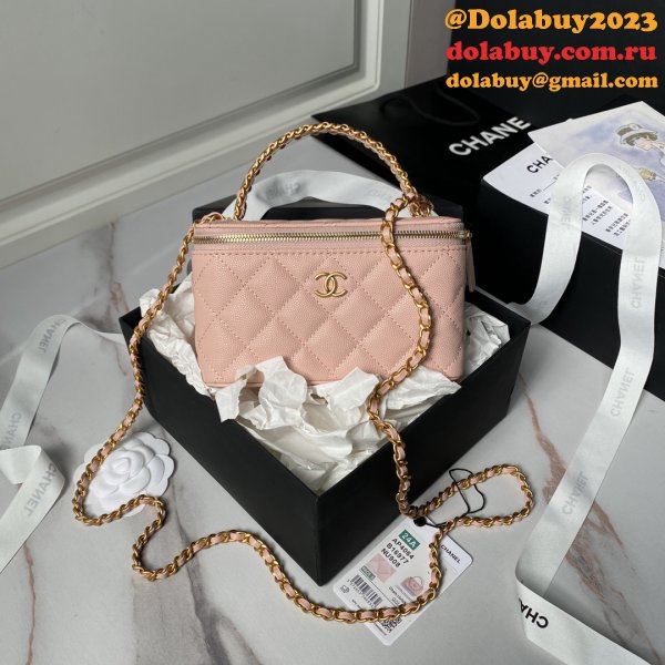 Wholesale AP4064 Gold Buckle Shoulder Vanity Copy Bag