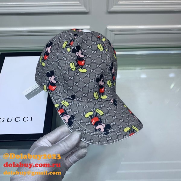 Top Quality Gucci Mickey mouse Hats