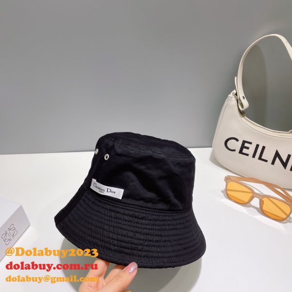 Replica Dior Wearable on both sides Fisherman Wholesale hat