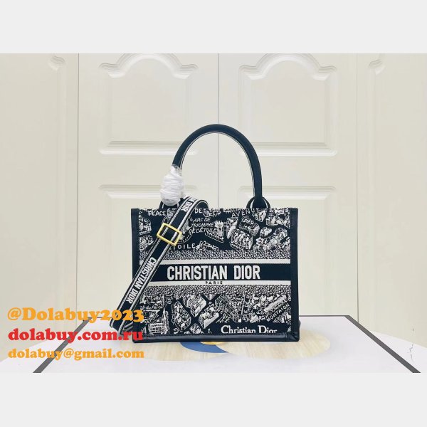 Luxury Dior Book tote with strap new 1286 all size