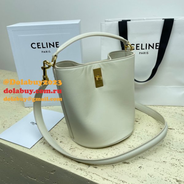 UK Celine Perfect Fake Quality Teen Bucket Triomphe Bag